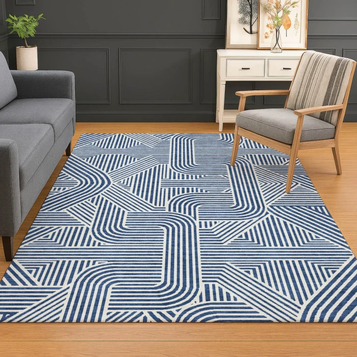 Dalyn The Reserve Blue TR14 10ft. x 14ft. Rug
