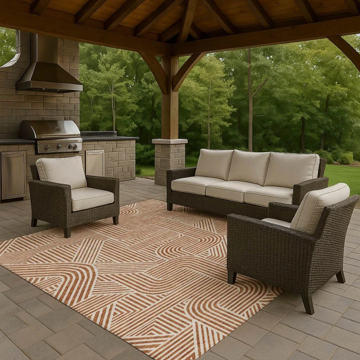 Dalyn The Reserve Orange TR14 9ft. x 12ft. Rug