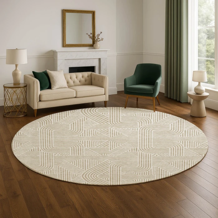 Dalyn The Reserve Ivory TR14 8ft. x 8ft. Rug
