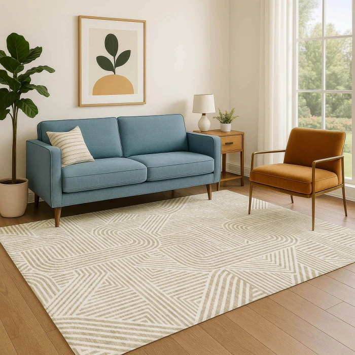 Dalyn The Reserve Ivory TR14 3ft. x 5ft. Rug