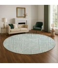 Dalyn The Reserve Teal TR14 8ft. x 8ft. Rug