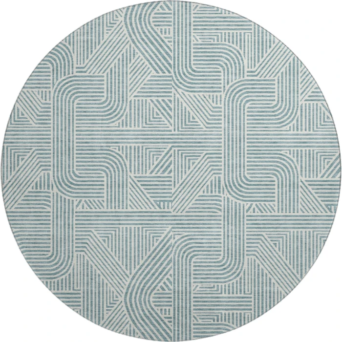 Dalyn The Reserve Teal TR14 8ft. x 8ft. Rug