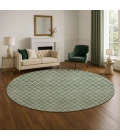 Dalyn The Reserve Green TR15 8ft. x 8ft. Rug
