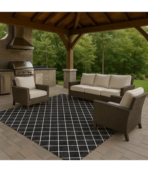 Dalyn The Reserve Black TR15 3ft. x 5ft. Rug