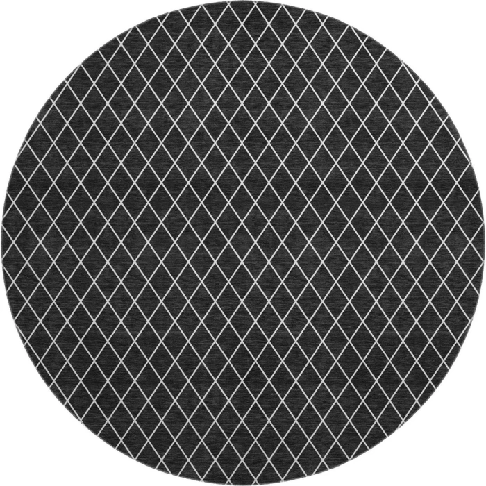 Dalyn The Reserve Black TR15 8ft. x 8ft. Rug
