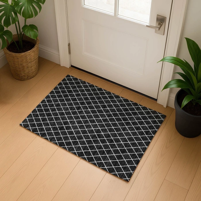 Dalyn The Reserve Black TR15 1ft.8in. x 2ft.6in. Rug