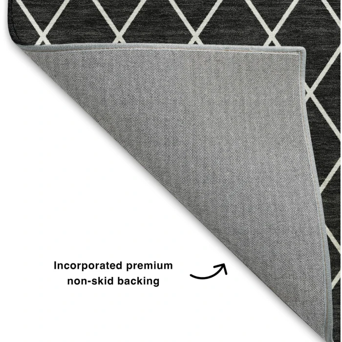 Dalyn The Reserve Black TR15 8ft. x 8ft. Rug