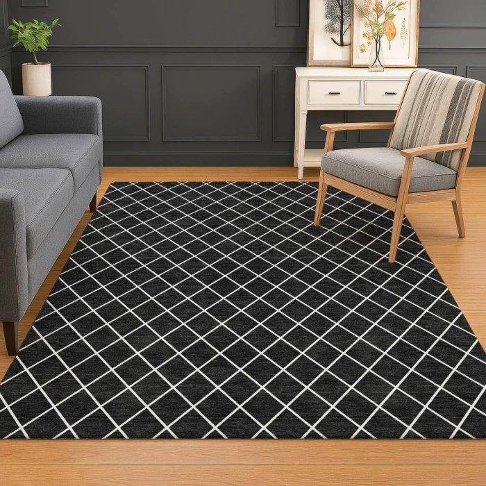 Dalyn The Reserve Black TR15 3ft. x 5ft. Rug