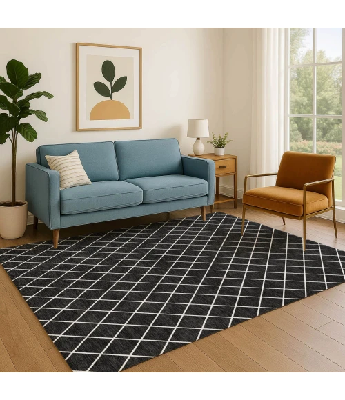 Dalyn The Reserve Black TR15 3ft. x 5ft. Rug
