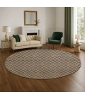 Dalyn The Reserve Brown TR15 8ft. x 8ft. Rug
