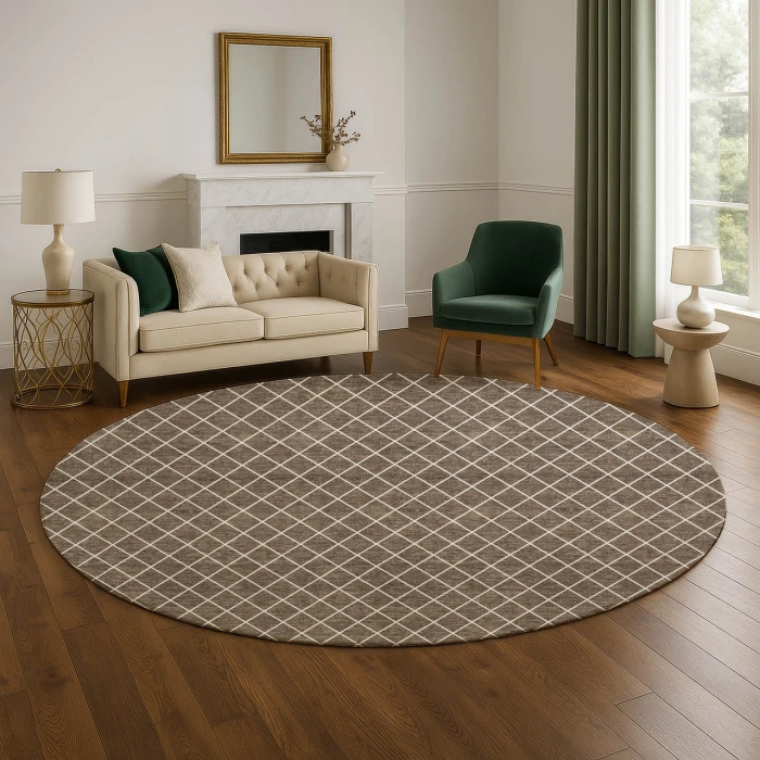 Dalyn The Reserve Brown TR15 8ft. x 8ft. Rug
