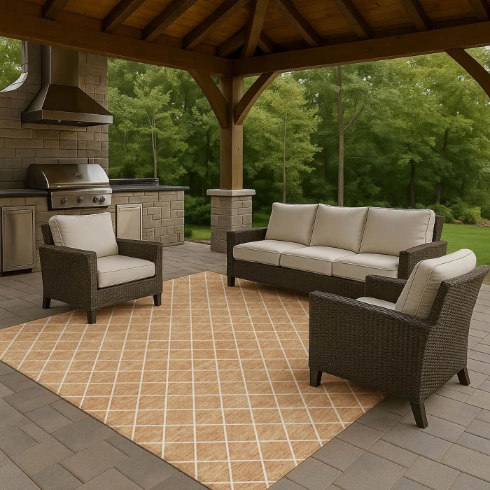 Dalyn The Reserve Orange TR15 9ft. x 12ft. Rug