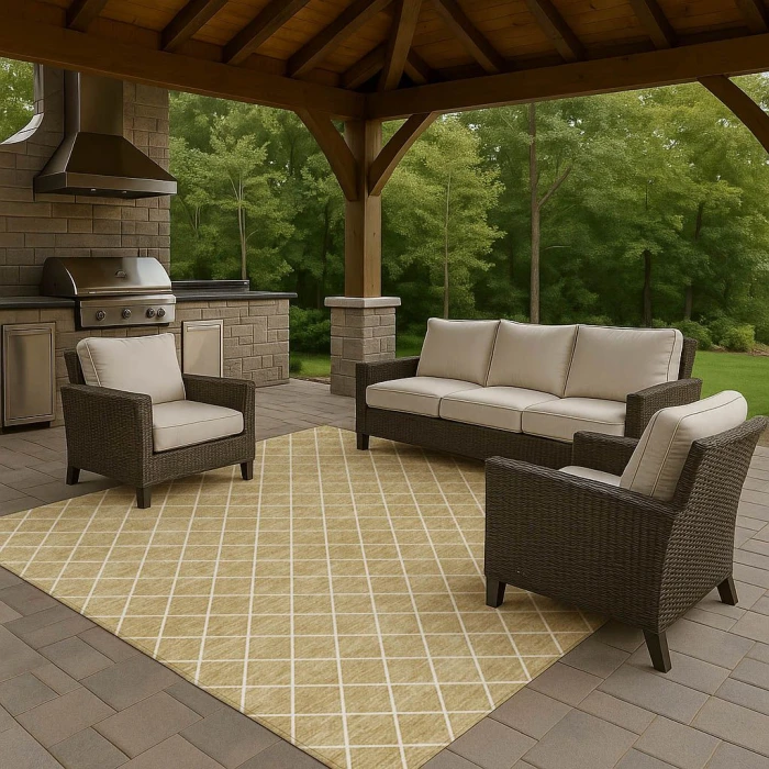 Dalyn The Reserve Gold TR15 3ft. x 5ft. Rug