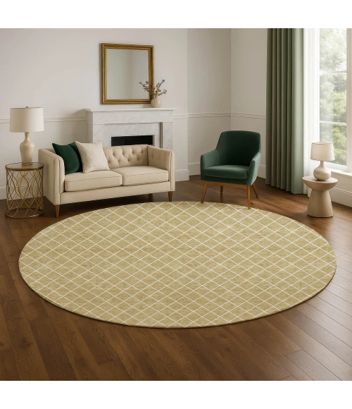 Dalyn The Reserve Gold TR15 8ft. x 8ft. Rug