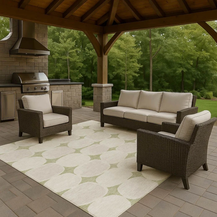 Dalyn The Reserve Green TR16 5ft. x 7ft.6in. Rug