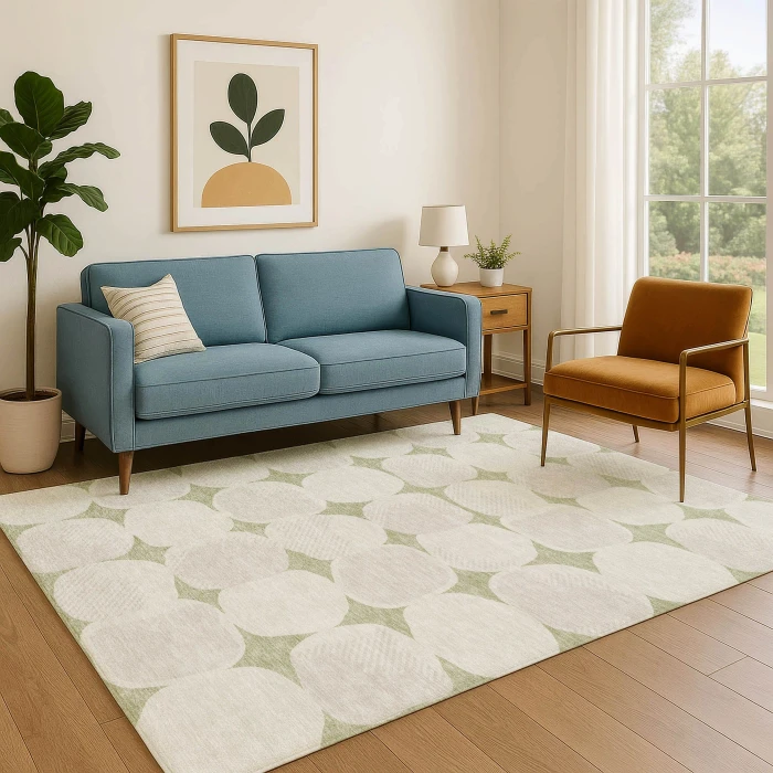 Dalyn The Reserve Green TR16 5ft. x 7ft.6in. Rug