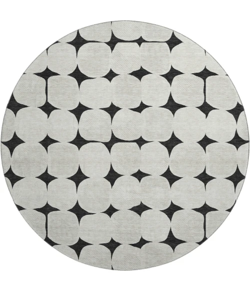 Dalyn The Reserve Black TR16 8ft. x 8ft. Rug