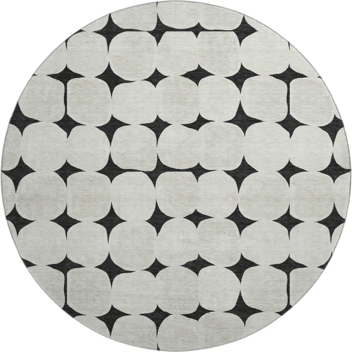 Dalyn The Reserve Black TR16 8ft. x 8ft. Rug