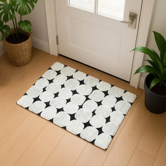 Dalyn The Reserve Black TR16 1ft.8in. x 2ft.6in. Rug