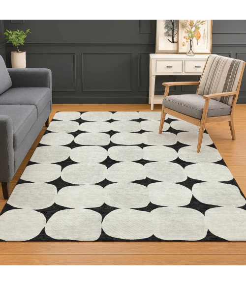 Dalyn The Reserve Black TR16 2ft.6in. x 3ft.10in. Rug