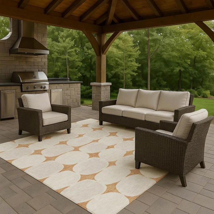 Dalyn The Reserve Orange TR16 5ft. x 7ft.6in. Rug