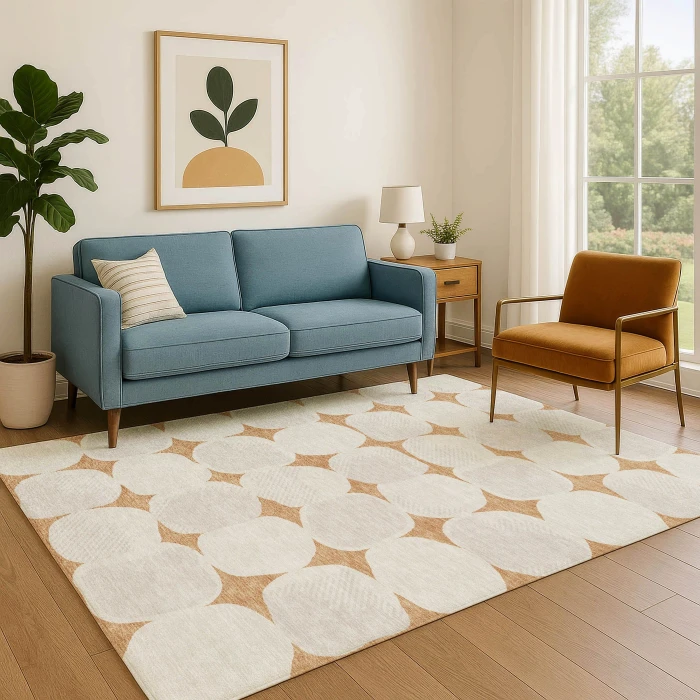 Dalyn The Reserve Orange TR16 5ft. x 7ft.6in. Rug