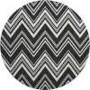 Dalyn The Reserve Black TR17 8ft. x 8ft. Rug