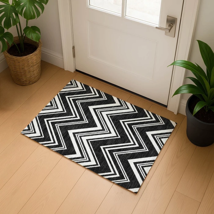 Dalyn The Reserve Black TR17 1ft.8in. x 2ft.6in. Rug