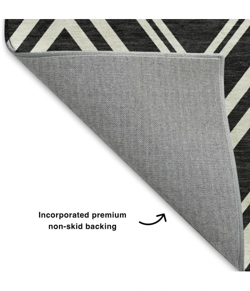 Dalyn The Reserve Black TR17 1ft.8in. x 2ft.6in. Rug