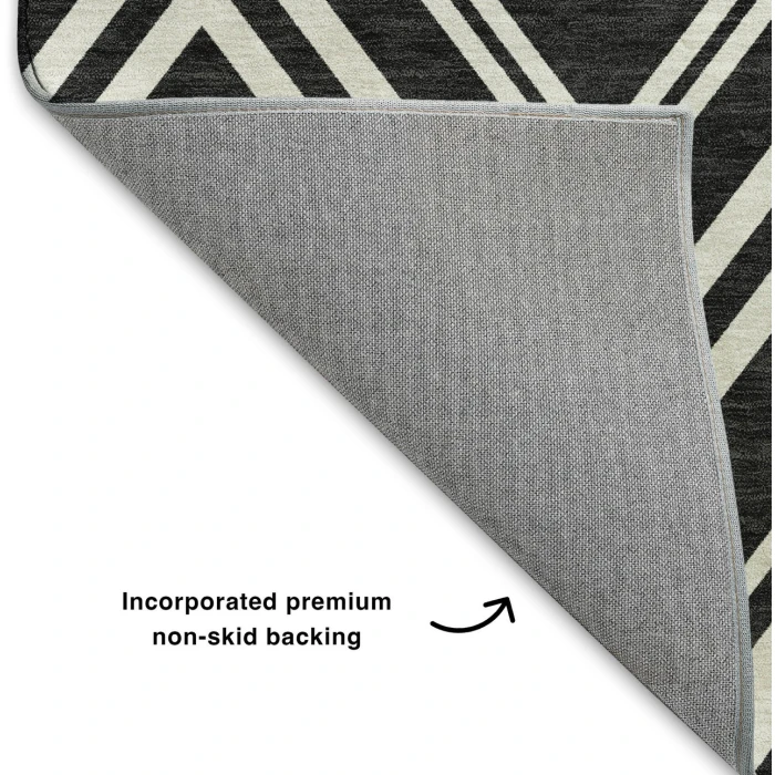 Dalyn The Reserve Black TR17 1ft.8in. x 2ft.6in. Rug