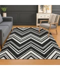 Dalyn The Reserve Black TR17 9ft. x 12ft. Rug