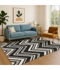 Dalyn The Reserve Black TR17 9ft. x 12ft. Rug