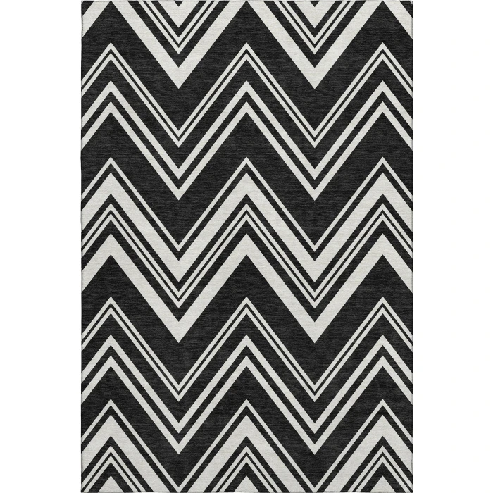 Dalyn The Reserve Black TR17 3ft. x 5ft. Rug