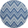 Dalyn The Reserve Blue TR17 8ft. x 8ft. Rug