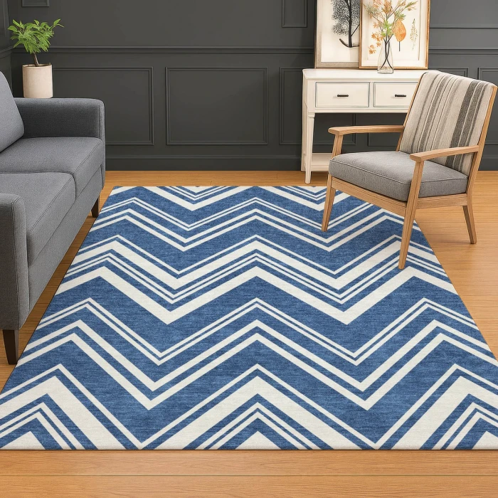 Dalyn The Reserve Blue TR17 3ft. x 5ft. Rug