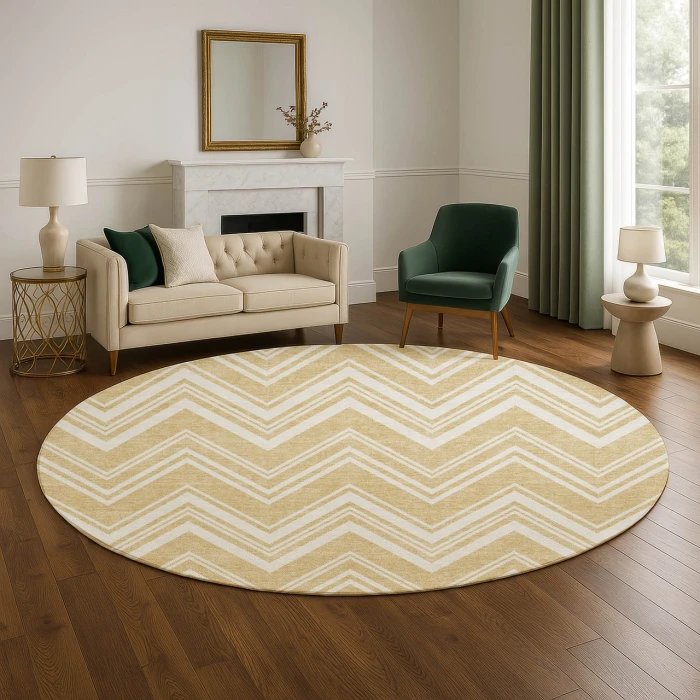 Dalyn The Reserve Gold TR17 8ft. x 8ft. Rug