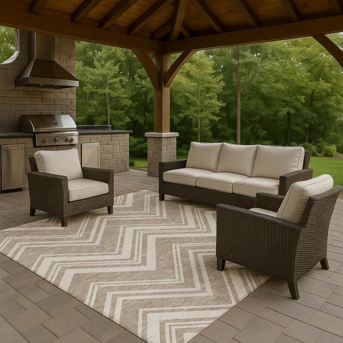 Dalyn The Reserve Brown TR17 5ft. x 7ft.6in. Rug