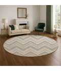Dalyn The Reserve Brown TR17 8ft. x 8ft. Rug