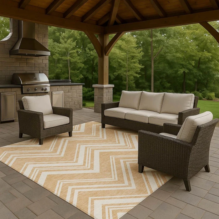 Dalyn The Reserve Orange TR17 3ft. x 5ft. Rug