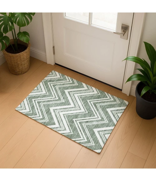 Dalyn The Reserve Green TR17 1ft.8in. x 2ft.6in. Rug