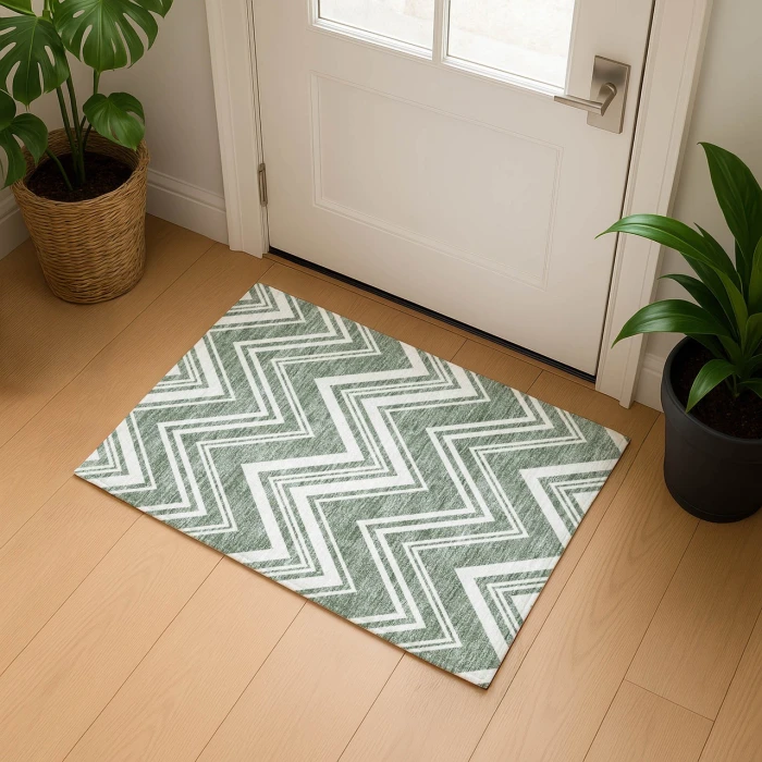Dalyn The Reserve Green TR17 1ft.8in. x 2ft.6in. Rug