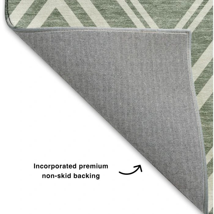Dalyn The Reserve Green TR17 5ft. x 7ft.6in. Rug