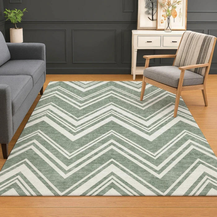 Dalyn The Reserve Green TR17 5ft. x 7ft.6in. Rug