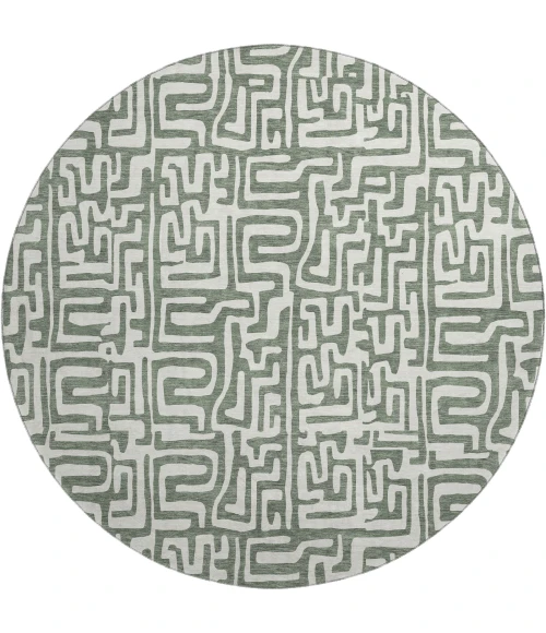 Dalyn The Reserve Green TR1 8ft. x 8ft. Rug