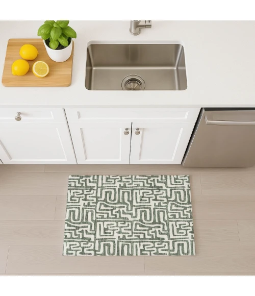 Dalyn The Reserve Green TR1 1ft.8in. x 2ft.6in. Rug