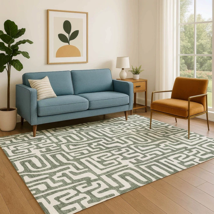 Dalyn The Reserve Green TR1 3ft. x 5ft. Rug