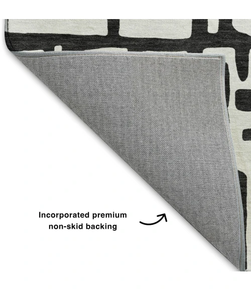 Dalyn The Reserve Black TR1 2ft.6in. x 3ft.10in. Rug