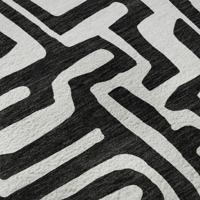 Dalyn The Reserve Black TR1 1ft.8in. x 2ft.6in. Rug