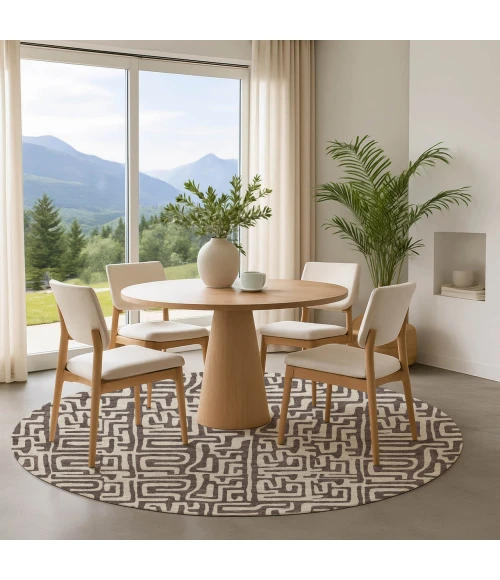 Dalyn The Reserve Brown TR1 8ft. x 8ft. Rug