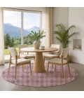 Dalyn The Reserve Pink TR2 8ft. x 8ft. Rug